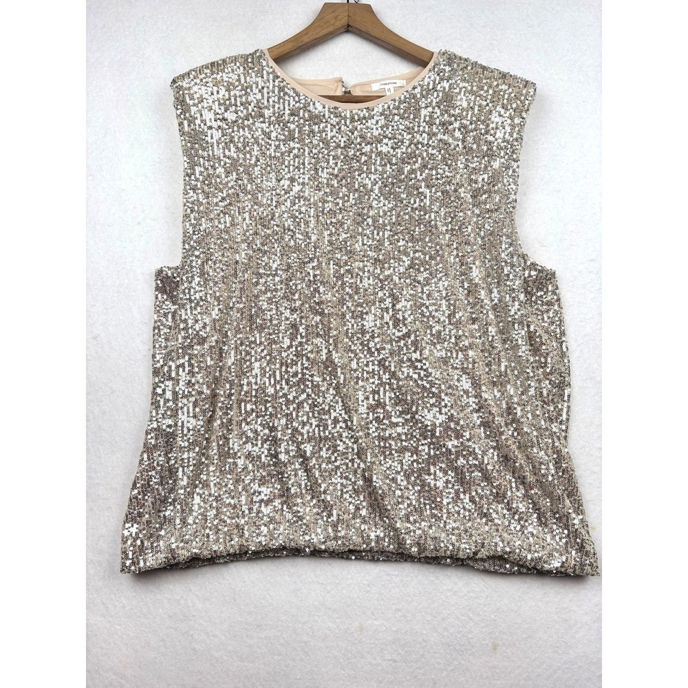 Maurices‎ Sequin Tank Top Womens 2X Sleeveless Glam Party NWT